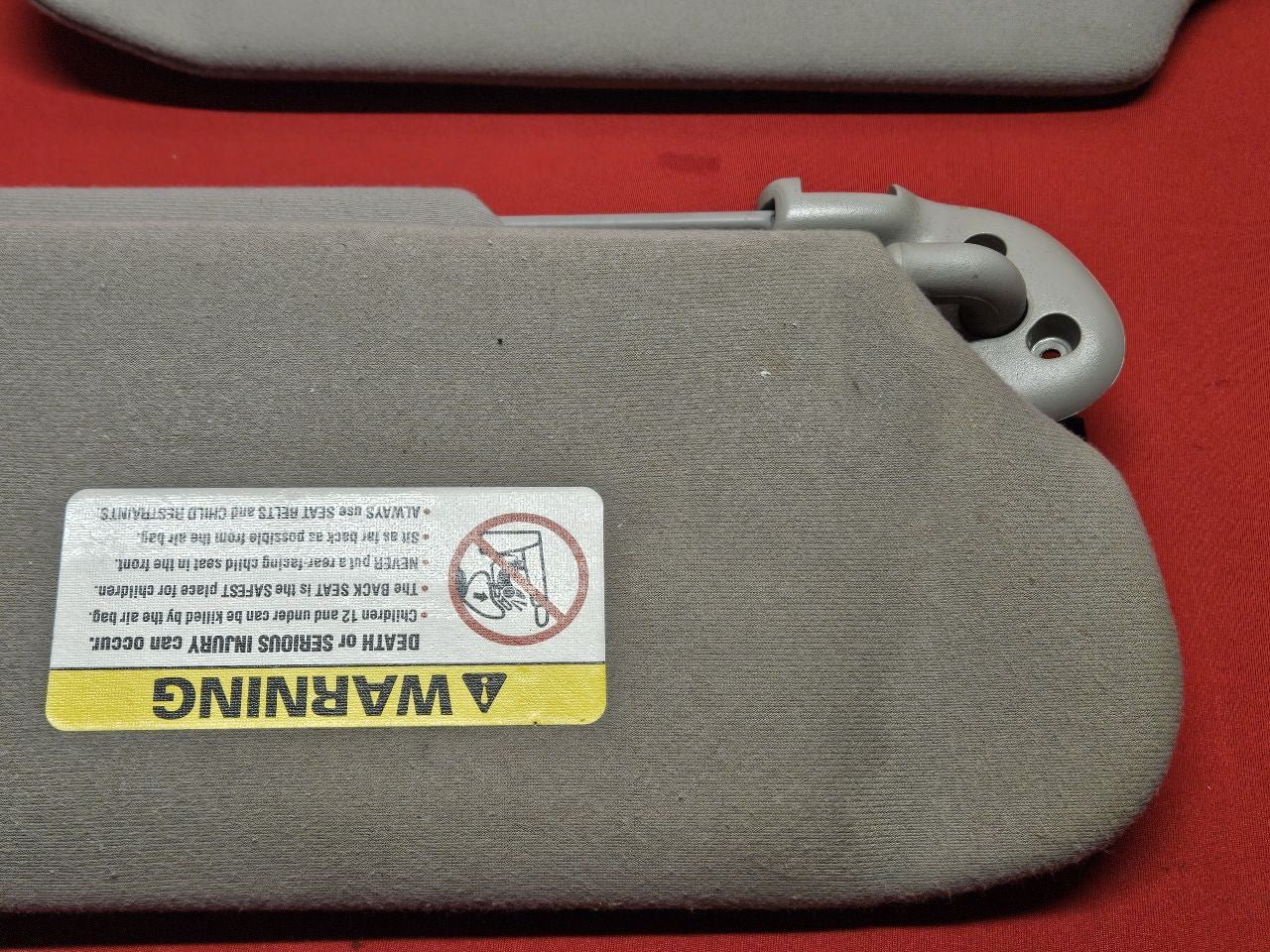 2001-2003 Ford Taurus Mercury Sable ILLUMINATED Gray Sun Visor Shade SET