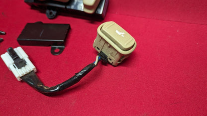2011-2015 Infiniti QX56 QX80 Left Driver Lumbar Seat Switch Hardware Set Beige