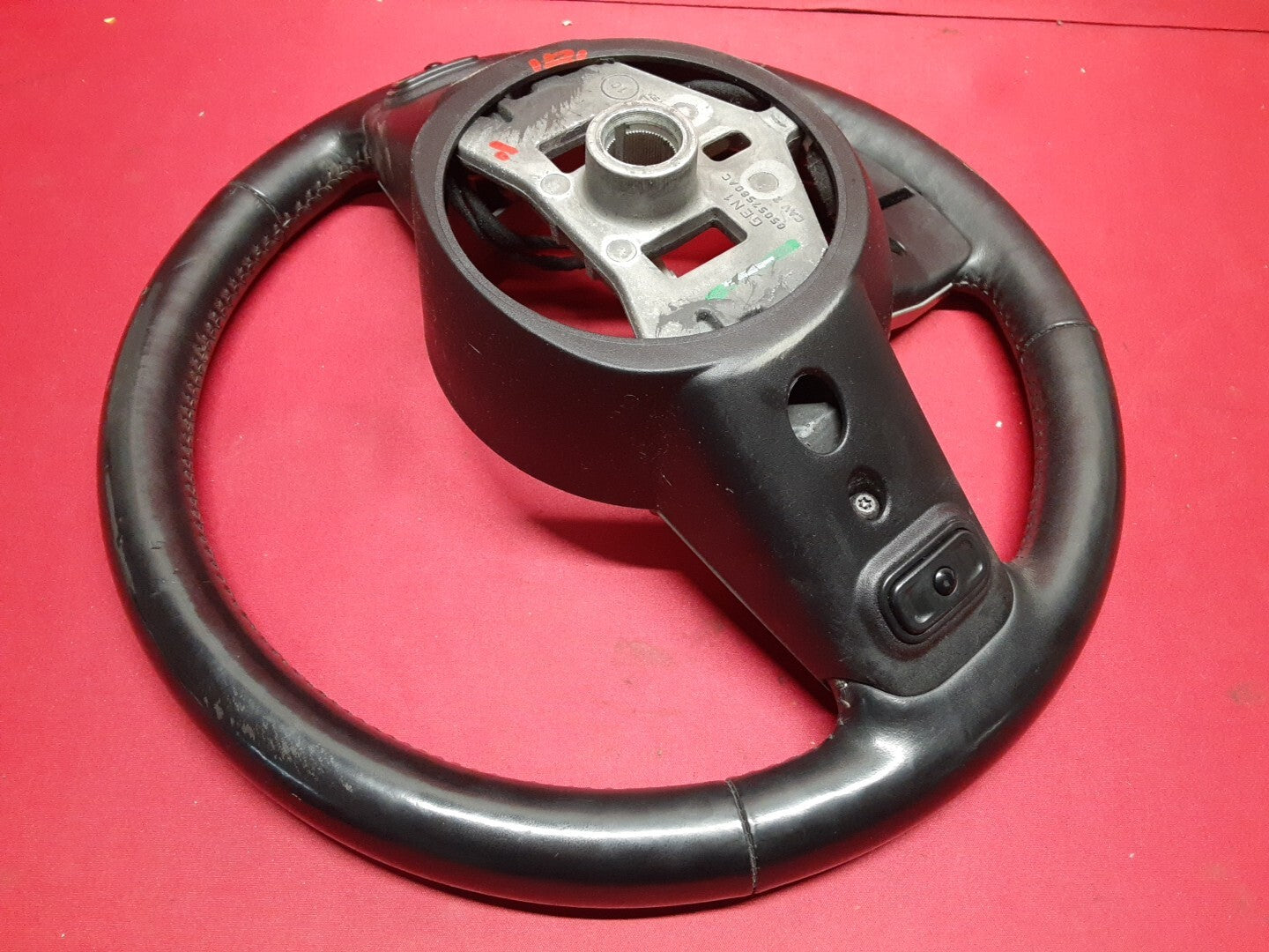 2011 - 2013 Jeep Grand Cherokee Black Leather Steering Wheel w/ Cruise