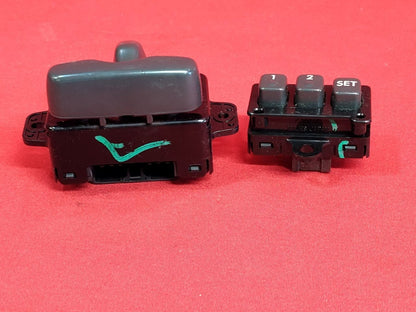 2006-2014 Subaru Tribeca FRONT LEFT DRIVER Seat Adjust Memory Switch Set GREY