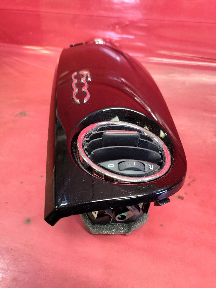 2016-2019 Fiat 500 Instrument Hazard Vent Dash Bezel Trim Panel Opt: JBF Black