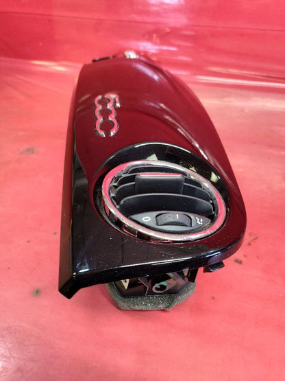 2016-2019 Fiat 500 Instrument Hazard Vent Dash Bezel Trim Panel Opt: JBF Black