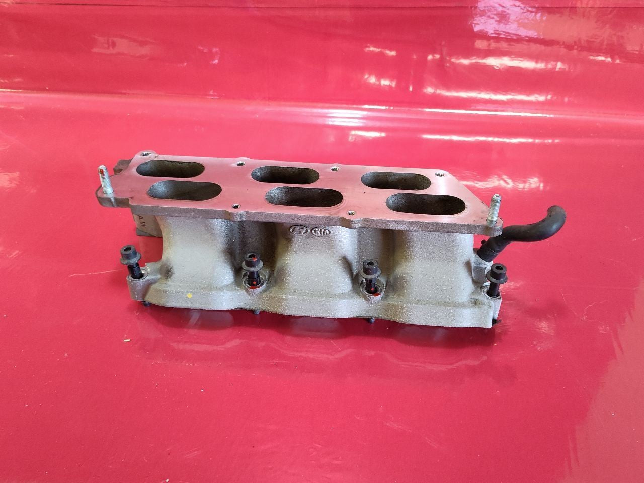 13-16 Hyundai Genesis Coupe 3.8L V6 Intake Manifold LOWER - 84k miles