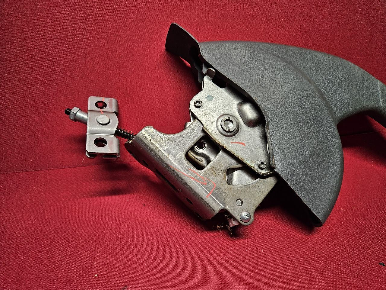 2004 2005 Honda Civic 4-Door Sedan Emergency Parking Brake Lever w/ Cover Gray