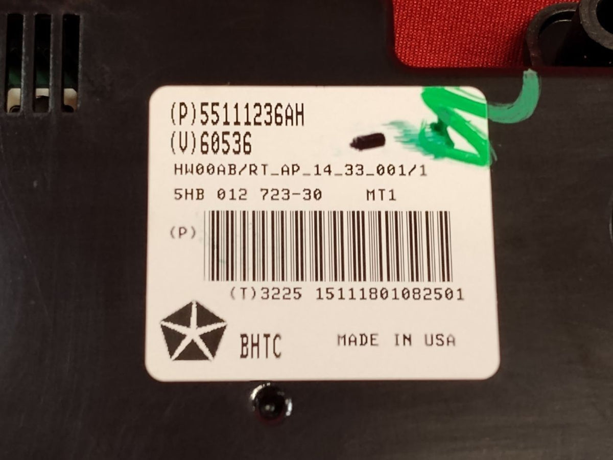 2012-2020 Chrysler Dodge Van HVAC Climate Temp Control Unit w/ 3 Zone AUTO