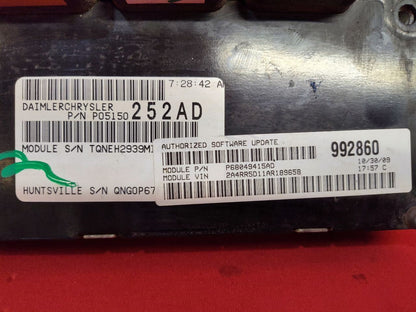 2008-2010 Chrysler Dodge 3.8L A/T 119WB Van Engine Control Module ECM ECU