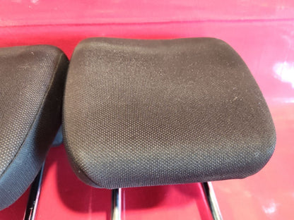 2007 2008 2009 Suzuki SX4 Rear Headrest Set of Three Black Cloth