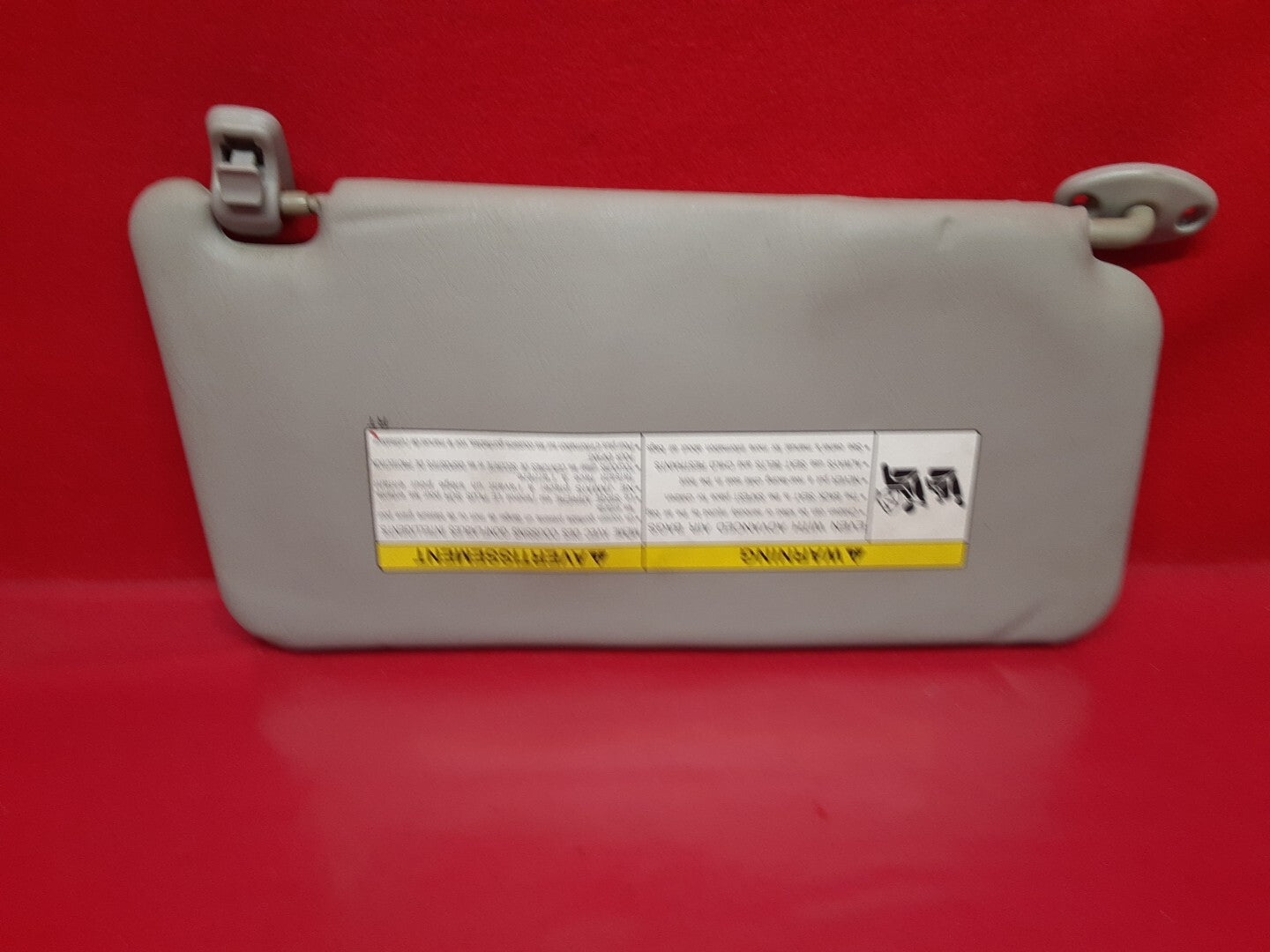2007 - 2013 Suzuki SX4 Left Driver and Right Passenger Side Vinyl Sun Visor Set