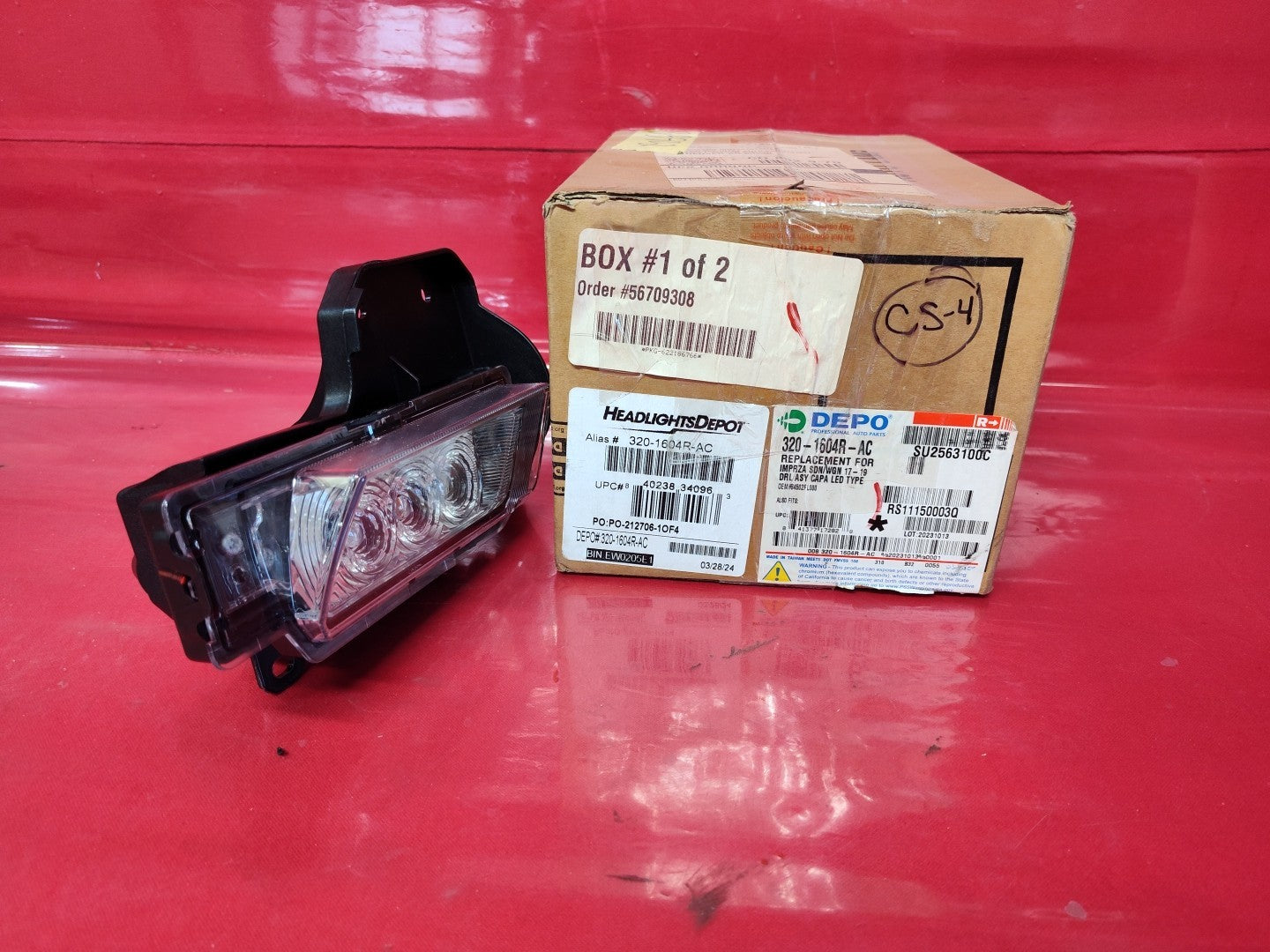 DEPO Front Right Passenger Daytime Running Light For 17-23 Subaru Impreza CAPA