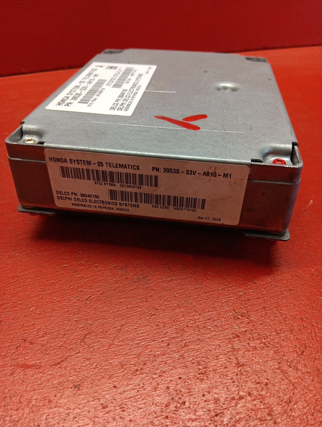 2005 2006 Acura MDX Telematics Unit Assembly 39530-S3V-A81