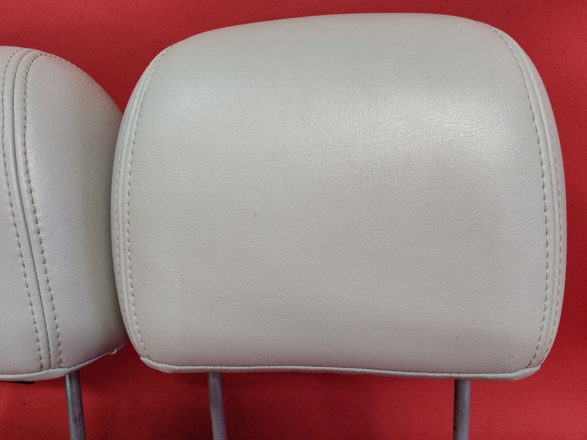 2003-2007 Chevrolet Chevy Cadillac GMC FRONT Headrest Set Leather Beige