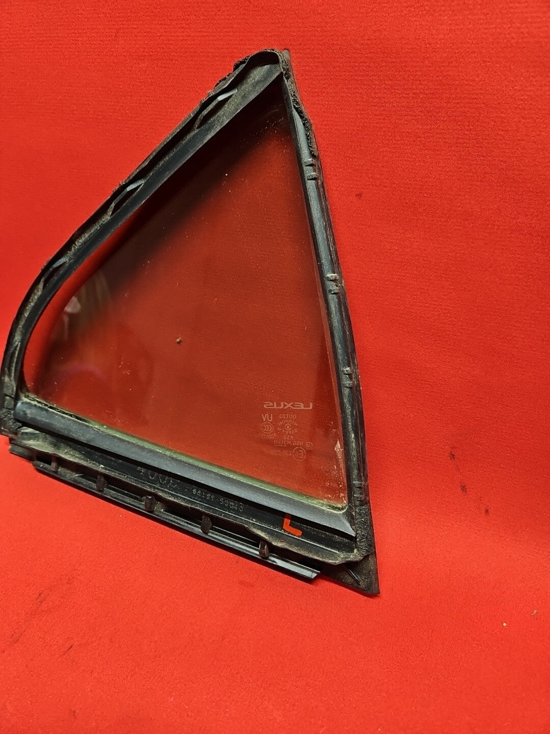2014 - 2020 Lexus LEFT DRIVER REAR Quarter Glass Vent Window 	68124-53110