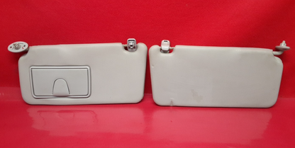 2007 - 2013 Suzuki SX4 Left Driver and Right Passenger Side Vinyl Sun Visor Set