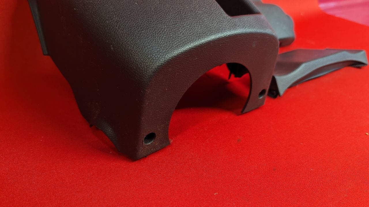 2011-2015 Hyundai Sonata Hybrid Steering Column Cover Trim Bezel Shroud Set of 3