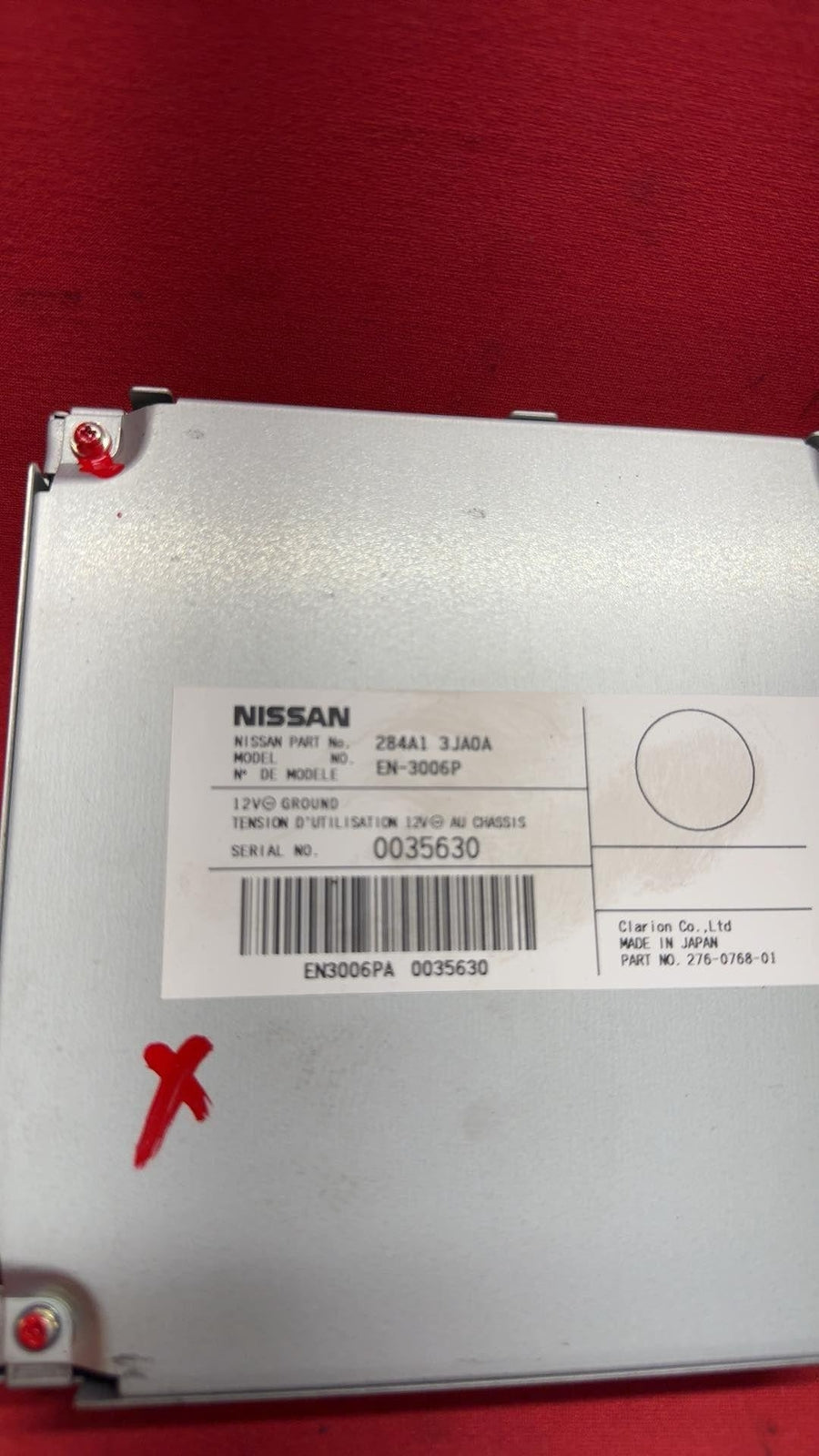 2013-2015 Infiniti JX35 QX60 Camera Video Control Module Unit