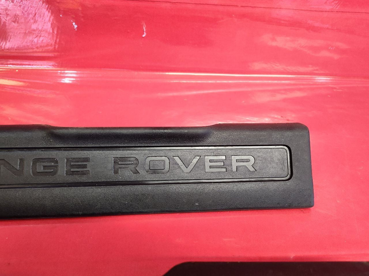 2015-2019 Range Rover Evoque Front Lower Door Scuff Sill Kick Plate Black Ebony