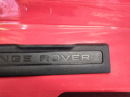 2015-2019 Range Rover Evoque Front Lower Door Scuff Sill Kick Plate Black Ebony