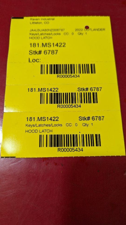 2022-2024 Mitsubishi Outlander Front Bonnet Hood Latch 5908A291 - 26k Miles