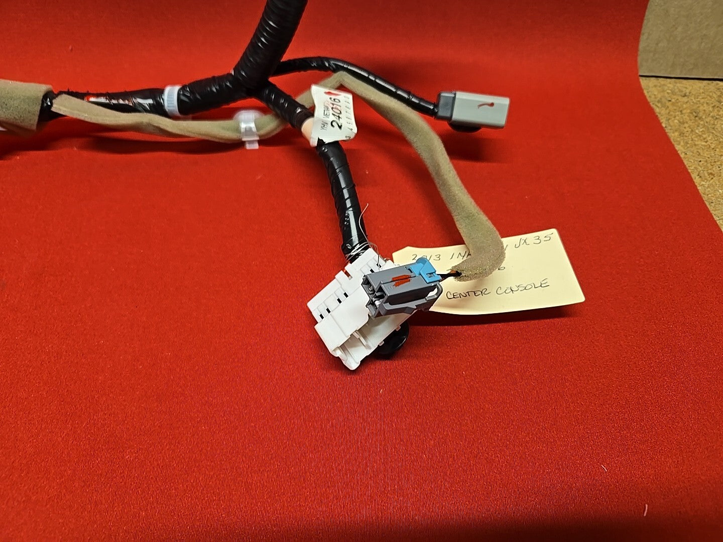 2013 Infiniti JX35 / 2014 QX60 Center Console Complete Wiring Harness Jumper
