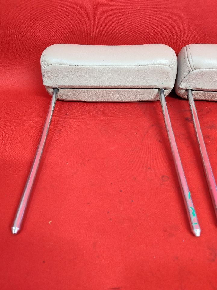 2000-2007 Chevy Cadillac GMC 03-07 Hummer REAR Headrest Set Leather Beige