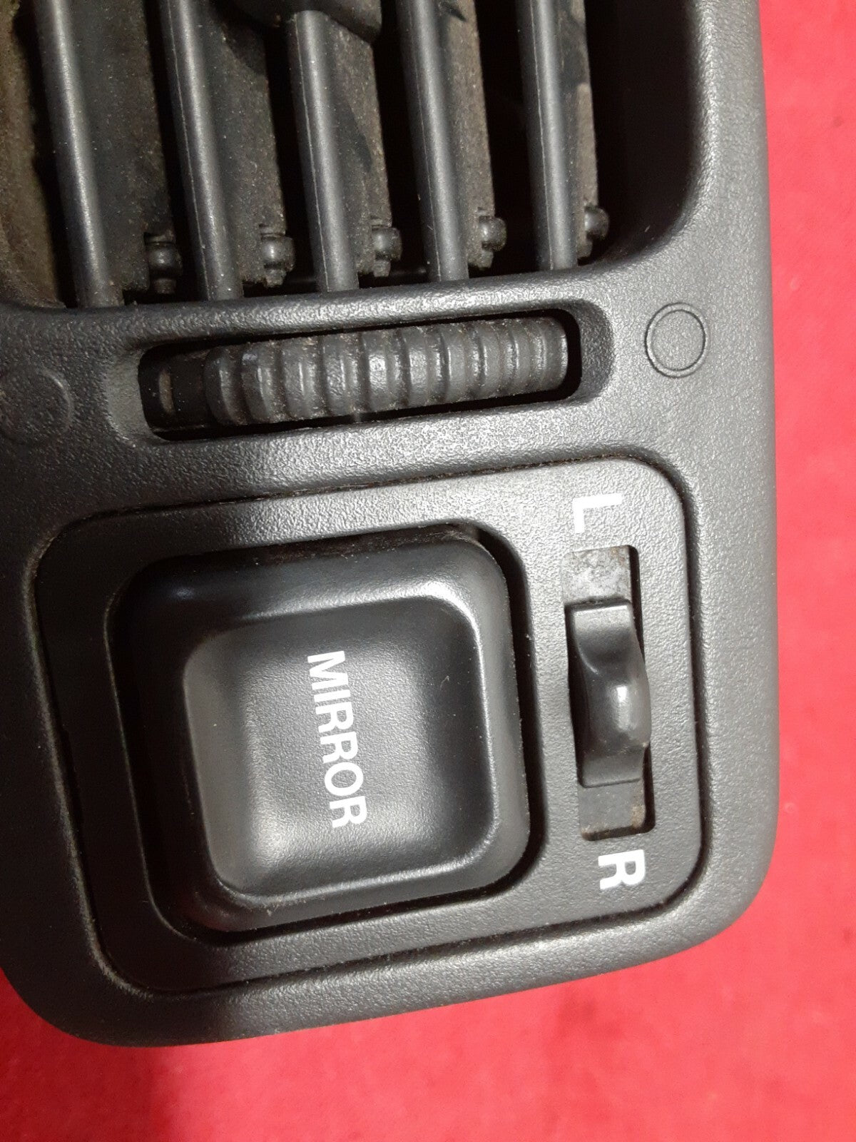 1999 2000 2001 Honda CR-V CRV Classy Gray Dash Vent Bezel Mirror Adjust Switch