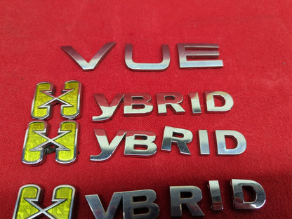 2007 2008 2009 2010 Saturn Vue HYBRID - Emblem Set  - 25798870