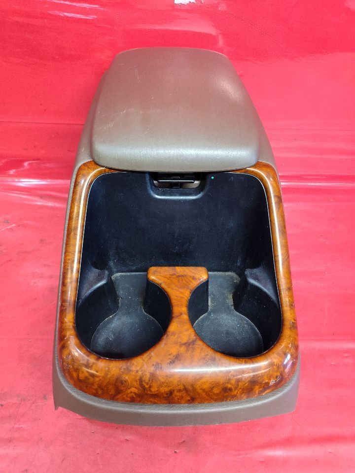 2000-2004 Toyota Tundra Base/SR5 Center Console Woodgrain Tan w/ Armrest Lid