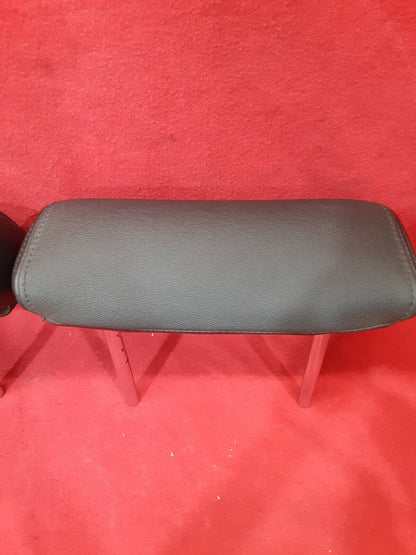 2004 - 2008 Nissan Maxima Leather Rear Left Right Headrest Set Black