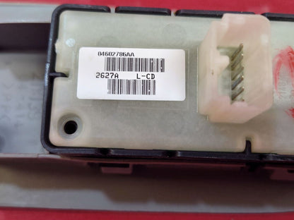 2007-2009 Dodge Durango FRONT RIGHT PASSENGER Door Window Lock Switch w/ Bezel