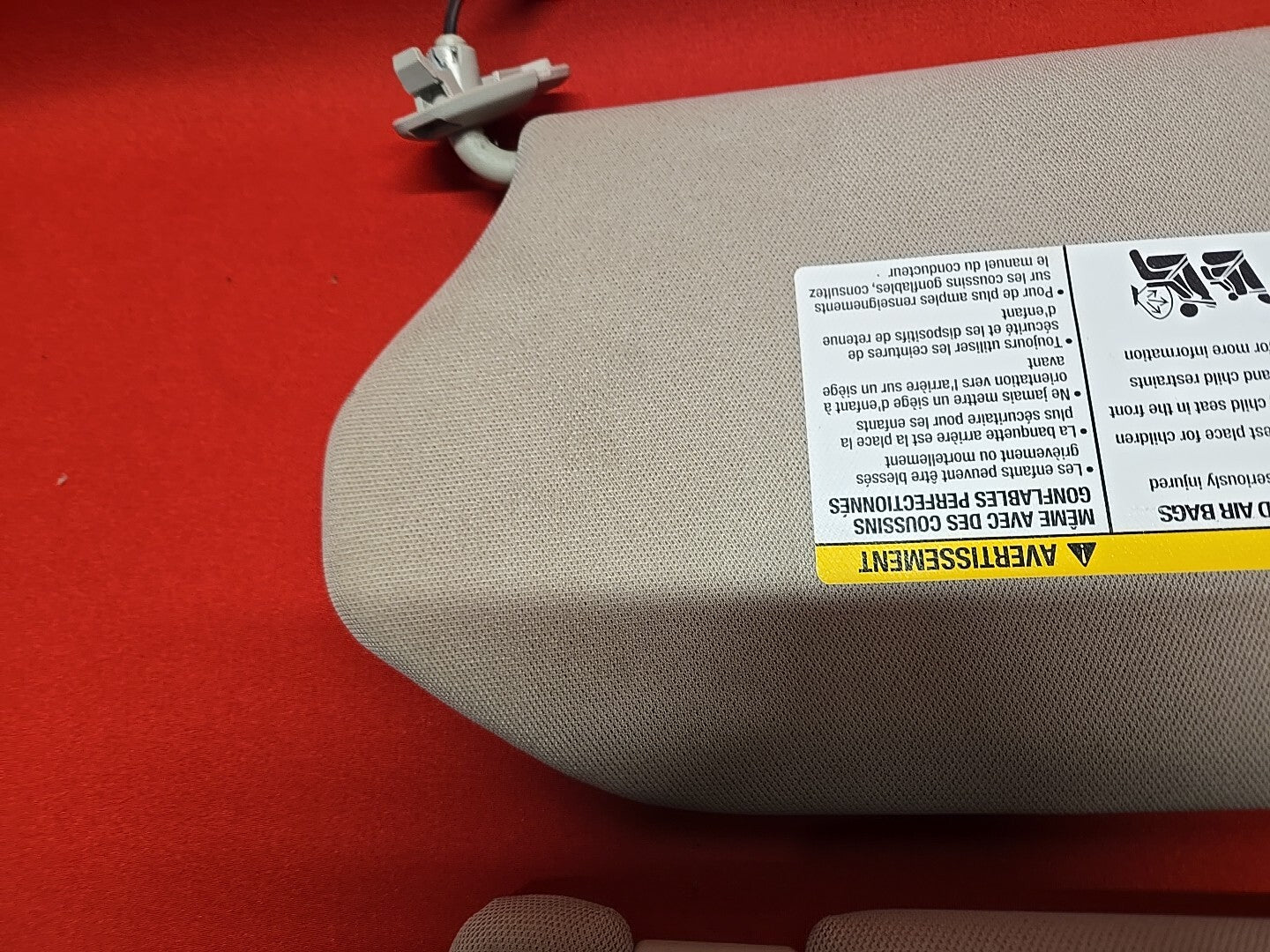 2013 Infiniti JX35 / 14-20 QX60 Driver & Passenger Sun Visor Shade SET Cloth