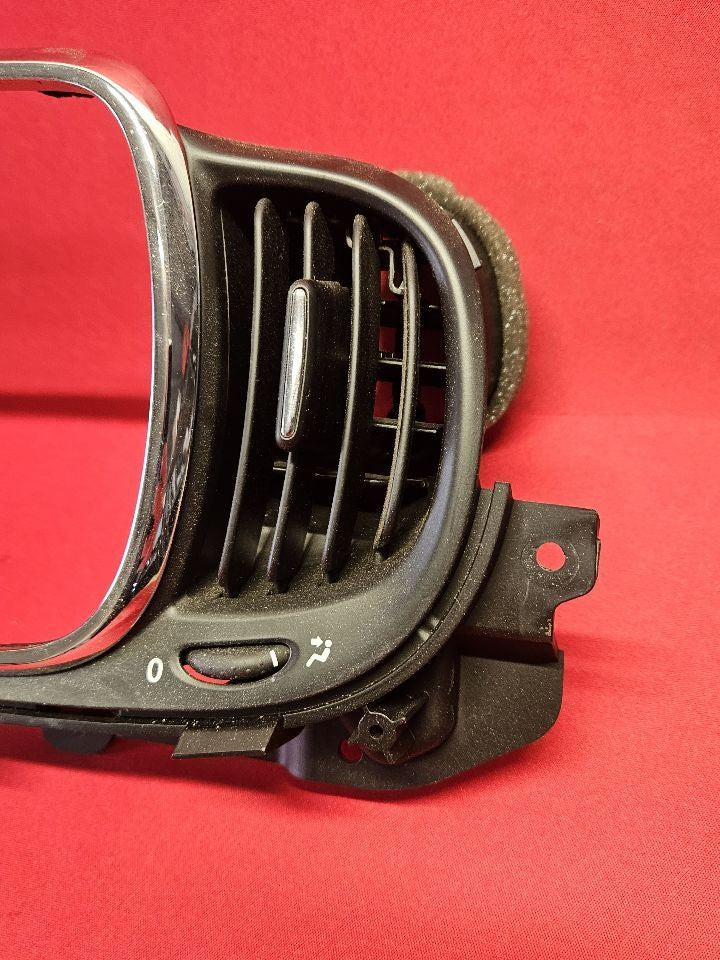 2016-2019 Fiat 500 Radio Dash Chrome Bezel Trim w/ Air Vent Registers