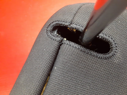 2010 2011 Kia Soul FRONT Headrest Head Rest Pair Black Cloth