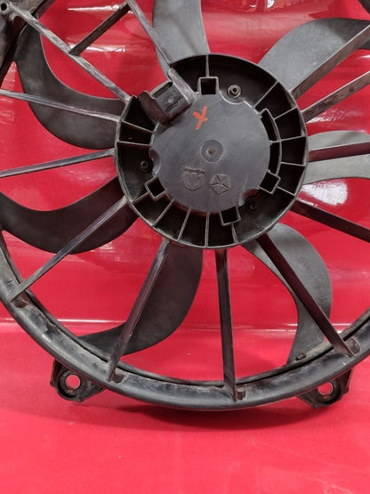 09-20 Dodge Journey 3 Zone Temp Control Radiator Fan Motor Assembly