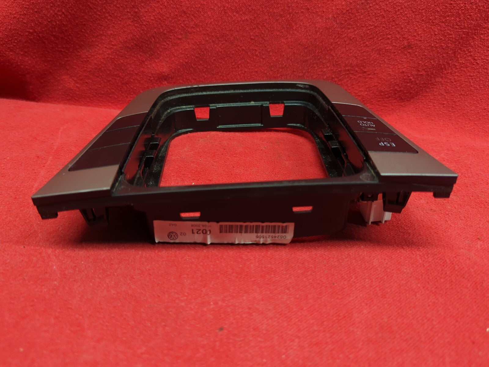 2006 2007 Volkswagen VW Passat Shifter Trim Bezel Silver w/ Buttons 3C0-864-263