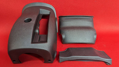 2011-2015 Hyundai Sonata Hybrid Steering Column Cover Trim Bezel Shroud Set of 3