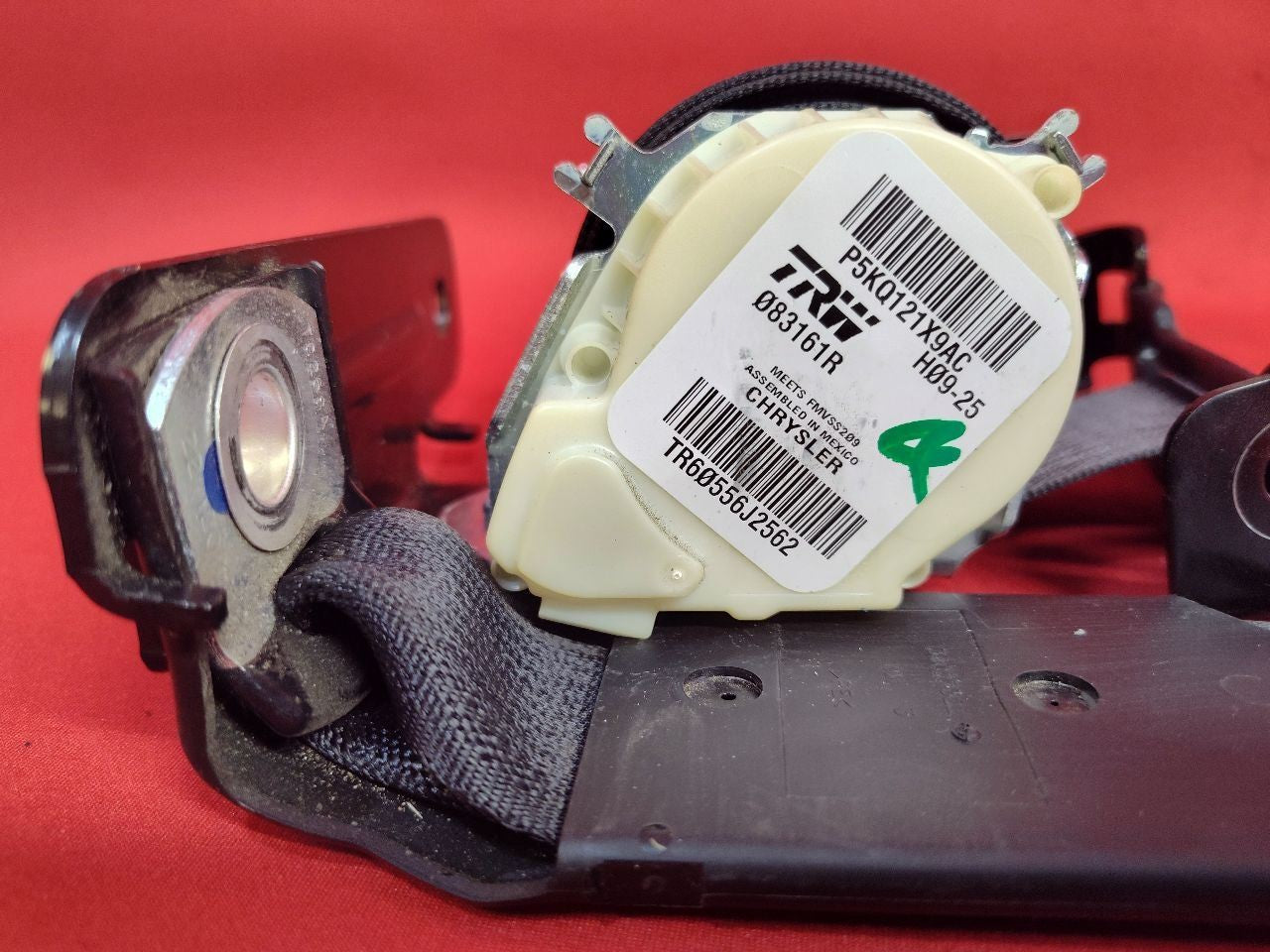 2013-2019 Dodge Ram REAR 2nd Second Row CENTER Shoulder Seat Belt Retractor