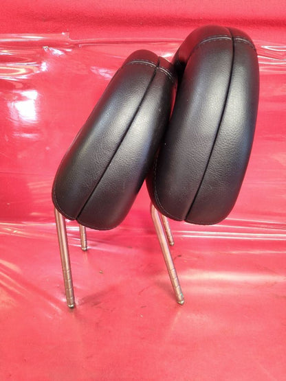 1999-2005 VW Volkswagen Beetle Front Left Right Seat Headrest Black Leather