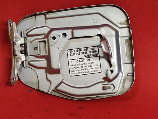 2010-2014 Subaru Outback Fuel Filler Door Gas Lid SSM Steel Silver Metallic