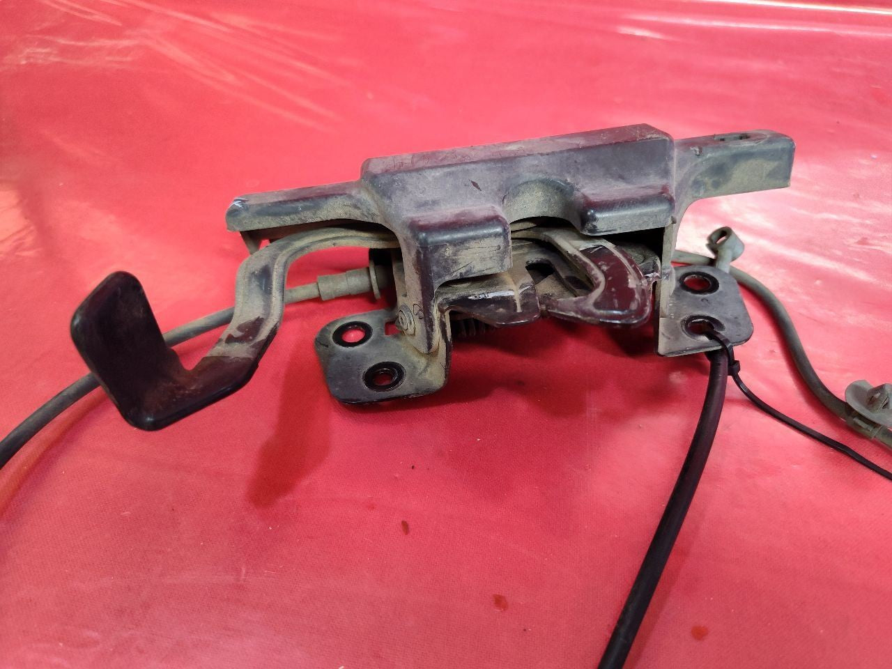 2015-2017 Hyundai Sonata Hood Latch Lock Actuator w/ Release Cable Set