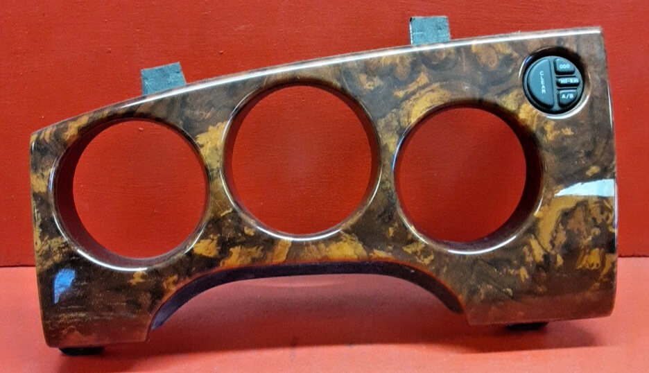 2000-2005 Jaguar XK8 XKR Instrument Cluster Left Side Bezel Wood GJD6927BB
