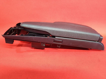 2008-2014 Mercedes C/E Center Console Armrest Lid Black Leather w/ Cup Holder