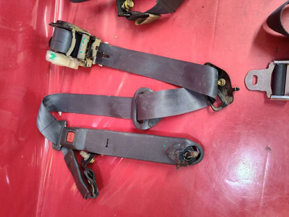 1994 1995 Toyota 4Runner Front / Rear Seat Belt Buckle FULL SET Color Charcoal