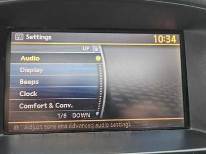 2008-2015 Nissan 2008-2017 Infiniti Dash Information Radio Display Screen w/ XM