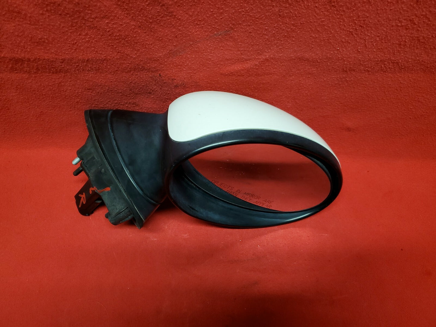 2002 - 2008 Mini Cooper RIGHT PASSENGER White Wing Side Mirror 