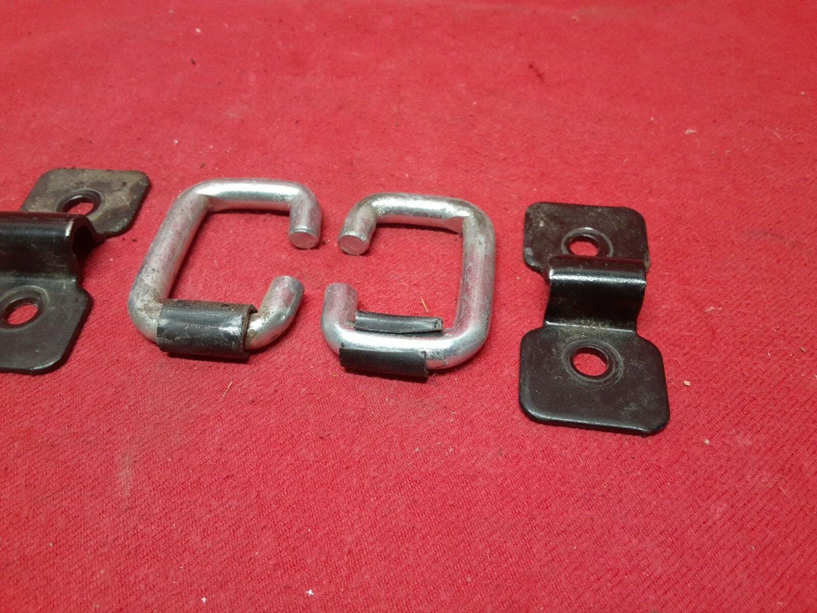 2003 - 2015 Nissan Xterra Metal Trunk Cargo Securement Hook UPPER Set of TWO