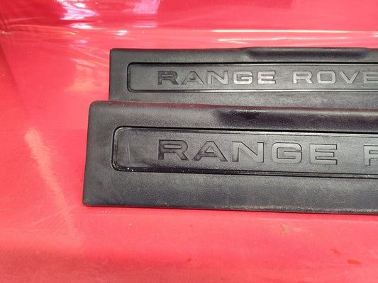 2015-2019 Range Rover Evoque Front Lower Door Scuff Sill Kick Plate Black Ebony