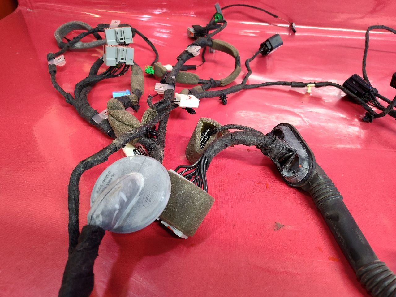 2017 Range Rover Evoque FRONT RIGHT PASSENGER Door Wiring Harness Passive Entry