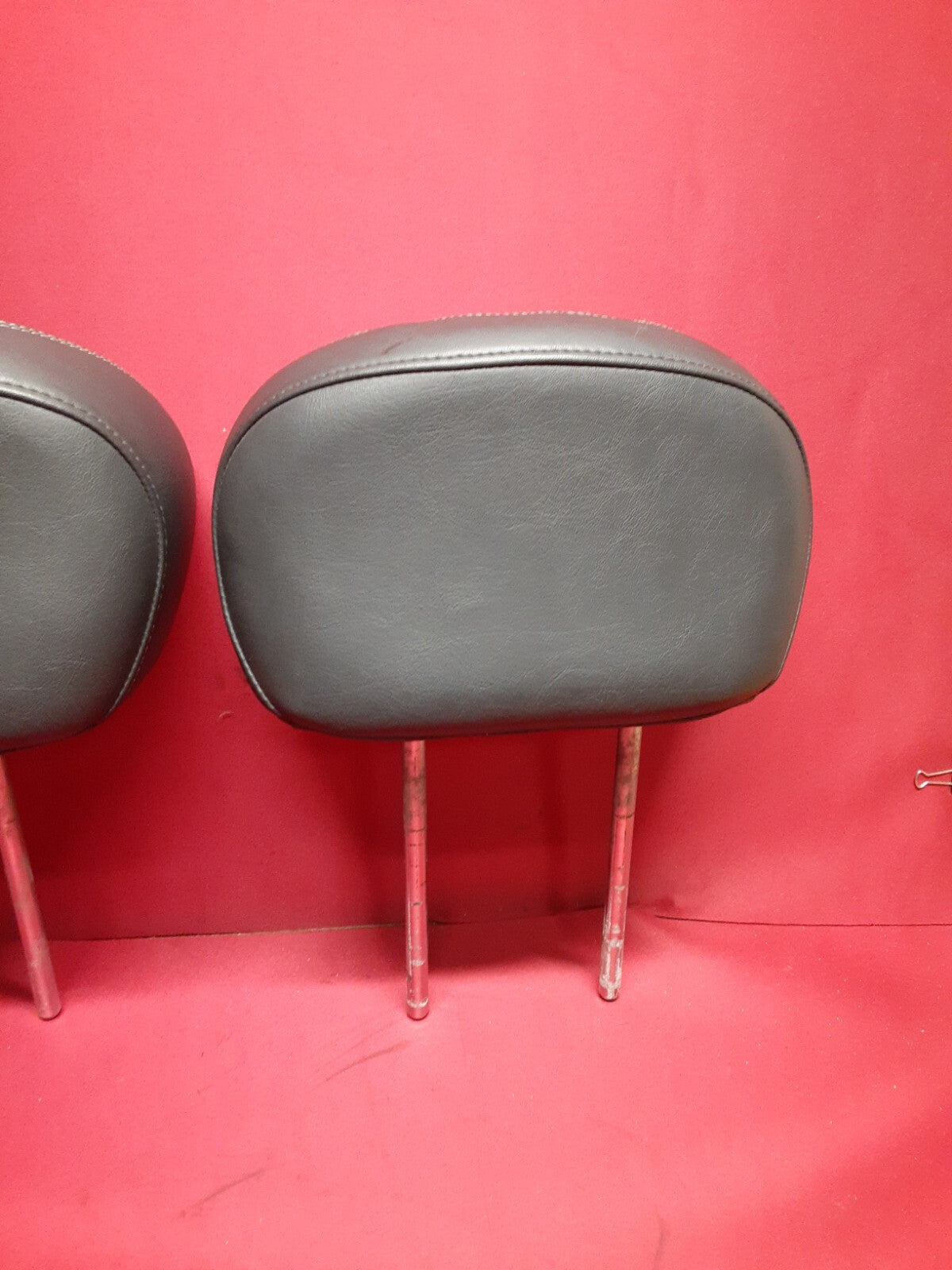 2004 Jeep Grand Cherokee Front Center Row Head Rest Set of 2 Gray XZ821DVAA