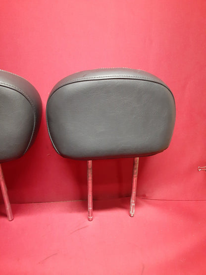 2004 Jeep Grand Cherokee Front Center Row Head Rest Set of 2 Gray XZ821DVAA