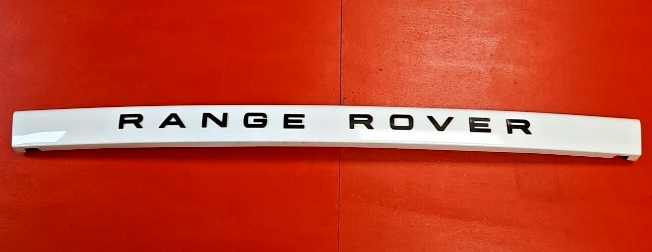 2010 - 2013 Range Rover Sport Liftgate Hatch Lower Trim Bar Molding FUJI WHITE